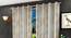 Celeste Window Curtains Set of 2 (Gold, 152 x 112 cm  (66" x 44") Curtain Size) by Urban Ladder - Front View Design 1 - 389137