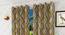 Carlotta Window Curtains Set of 2 (Green, 152 x 112 cm  (66" x 44") Curtain Size) by Urban Ladder - Front View Design 1 - 389170
