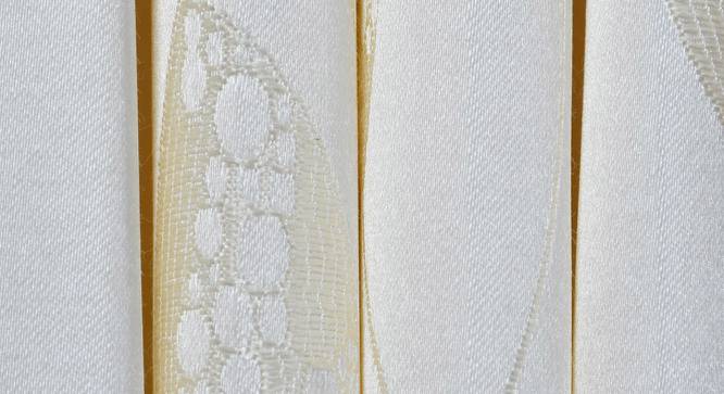 Casia Door Curtains Set of 2 (White, 112 x 213 cm  (44" x 84") Curtain Size) by Urban Ladder - Cross View Design 1 - 389174