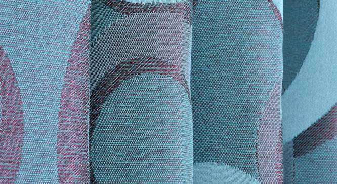 Chany Door Curtains Set of 2 (Blue, 112 x 213 cm  (44" x 84") Curtain Size) by Urban Ladder - Cross View Design 1 - 389177
