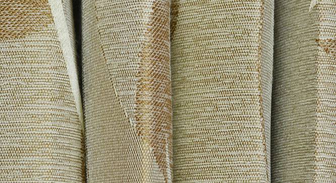 Blodwyn Door Curtains Set of 2 (Gold, 112 x 213 cm  (44" x 84") Curtain Size) by Urban Ladder - Cross View Design 1 - 389180