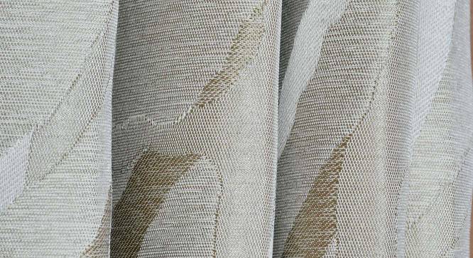 Calanthe Window Curtains Set of 2 (Beige, 152 x 112 cm  (66" x 44") Curtain Size) by Urban Ladder - Cross View Design 1 - 389188