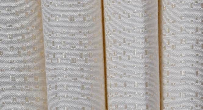 Brooklyn Door Curtains Set of 2 (White, 112 x 274 cm  (44" x 108") Curtain Size) by Urban Ladder - Cross View Design 1 - 389193