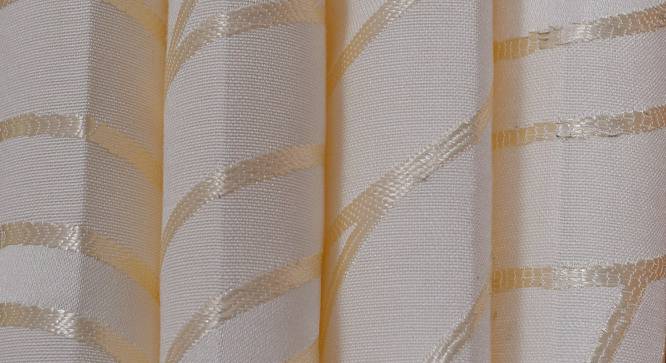 Boston Door Curtains Set of 2 (White, 112 x 274 cm  (44" x 108") Curtain Size) by Urban Ladder - Cross View Design 1 - 389199
