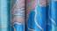 Carmello Window Curtains Set of 2 (Blue, 152 x 112 cm  (66" x 44") Curtain Size) by Urban Ladder - Cross View Design 1 - 389203