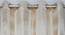 Celeste Window Curtains Set of 2 (Gold, 152 x 112 cm  (66" x 44") Curtain Size) by Urban Ladder - Design 1 Side View - 389209