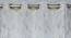 Casia Door Curtains Set of 2 (White, 112 x 274 cm  (44" x 108") Curtain Size) by Urban Ladder - Design 1 Side View - 389211