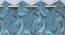 Calli Window Curtains Set of 2 (Blue, 152 x 112 cm  (66" x 44") Curtain Size) by Urban Ladder - Design 1 Side View - 389221