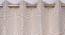 Chandler Door Curtains Set of 2 (Beige, 112 x 274 cm  (44" x 108") Curtain Size) by Urban Ladder - Design 1 Side View - 389232