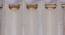 Boston Door Curtains Set of 2 (White, 112 x 274 cm  (44" x 108") Curtain Size) by Urban Ladder - Design 1 Side View - 389235