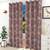 Eltha door curtains set of 2 pink lp