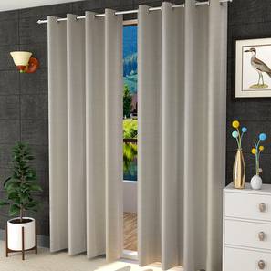 Green Poly Cotton Window Curtain-image-5