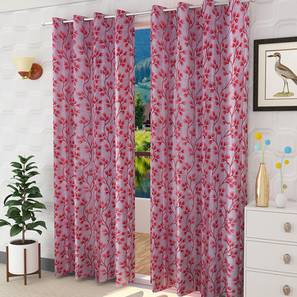 Cimarron door curtains set of 2 red lp