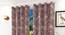 Eltha Door Curtains Set of 2 (Pink, 112 x 213 cm  (44" x 84") Curtain Size) by Urban Ladder - Front View Design 1 - 389294