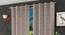 Dianthe Window Curtains Set of 2 (Beige, 152 x 112 cm  (66" x 44") Curtain Size) by Urban Ladder - Front View Design 1 - 389314