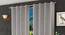 Dolores Window Curtains Set of 2 (White, 152 x 112 cm  (66" x 44") Curtain Size) by Urban Ladder - Front View Design 1 - 389323