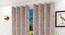 Gail Window Curtains Set of 2 (Brown, 152 x 112 cm  (66" x 44") Curtain Size) by Urban Ladder - Front View Design 1 - 389326
