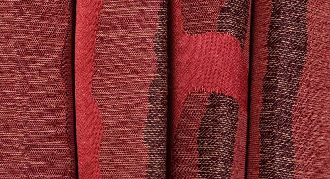 Elthea Door Curtains Set of 2 (Red, 112 x 213 cm  (44" x 84") Curtain Size) by Urban Ladder - Cross View Design 1 - 389348