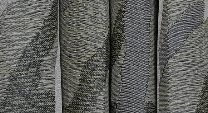 Daffie Door Curtains Set of 2 (Black, 112 x 213 cm  (44" x 84") Curtain Size) by Urban Ladder - Cross View Design 1 - 389351