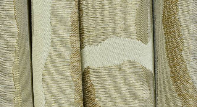 Delano Door Curtains Set of 2 (Gold, 112 x 274 cm  (44" x 108") Curtain Size) by Urban Ladder - Cross View Design 1 - 389355