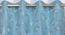 Edna Window Curtains Set of 2 (Blue, 152 x 112 cm  (66" x 44") Curtain Size) by Urban Ladder - Design 1 Side View - 389413