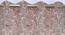 Gail Window Curtains Set of 2 (Brown, 152 x 112 cm  (66" x 44") Curtain Size) by Urban Ladder - Design 1 Side View - 389422