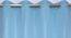 Clayton Door Curtains Set of 2 (Blue, 112 x 213 cm  (44" x 84") Curtain Size) by Urban Ladder - Design 1 Side View - 389426
