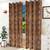Jackson door curtains set of 2 brown lp