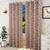 Kaleena door curtains set of 2 brown lp