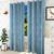 Gover door curtains set of 2 blue lp