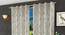 Jazmen Window Curtains Set of 2 (Gold, 152 x 112 cm  (66" x 44") Curtain Size) by Urban Ladder - Front View Design 1 - 389497