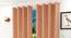 Ilianna Door Curtains Set of 2 (Rust, 112 x 213 cm  (44" x 84") Curtain Size) by Urban Ladder - Front View Design 1 - 389501