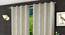 Gertrude Door Curtains Set of 2 (Green, 112 x 274 cm  (44" x 108") Curtain Size) by Urban Ladder - Front View Design 1 - 389511