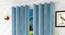 Gover Door Curtains Set of 2 (Blue, 112 x 213 cm  (44" x 84") Curtain Size) by Urban Ladder - Front View Design 1 - 389513