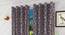 Gionna Door Curtains Set of 2 (Green, 112 x 274 cm  (44" x 108") Curtain Size) by Urban Ladder - Front View Design 1 - 389526