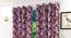 Geronimo Door Curtains Set of 2 (Pink, 112 x 213 cm  (44" x 84") Curtain Size) by Urban Ladder - Front View Design 1 - 389531
