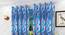 Gelsomina Door Curtains Set of 2 (Blue, 112 x 274 cm  (44" x 108") Curtain Size) by Urban Ladder - Front View Design 1 - 389535