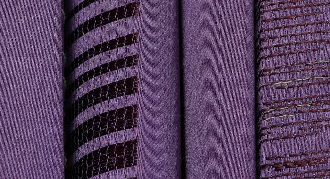 Jensen Door Curtains Set of 2 (Purple, 112 x 213 cm  (44" x 84") Curtain Size) by Urban Ladder - Cross View Design 1 - 389540