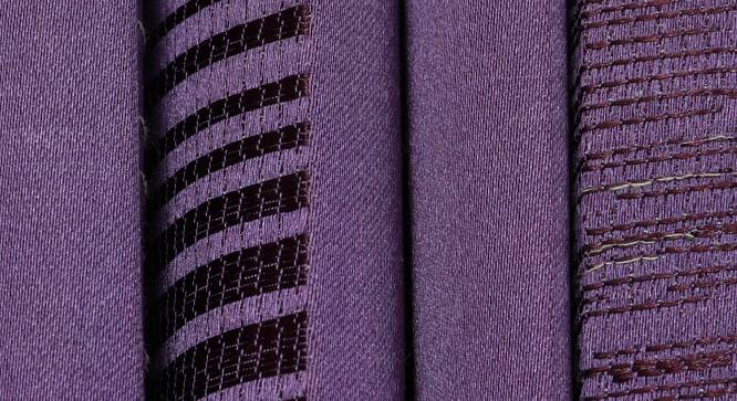 Jensen Window Curtains Set of 2 (Purple, 152 x 112 cm  (66" x 44") Curtain Size) by Urban Ladder - Cross View Design 1 - 389542