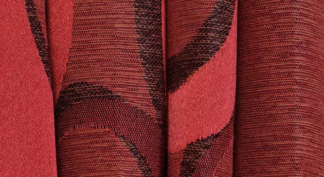 Hollie Door Curtains Set of 2 (Red, 112 x 274 cm  (44" x 108") Curtain Size) by Urban Ladder - Cross View Design 1 - 389550
