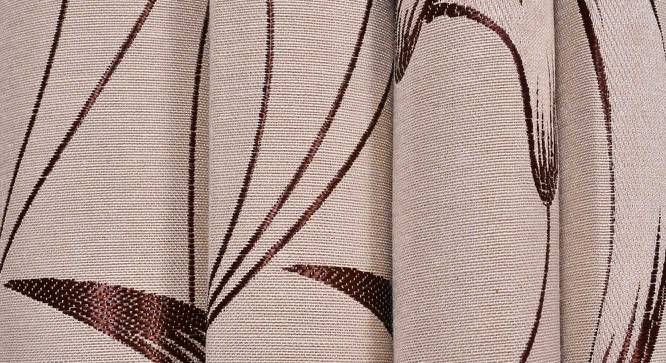 Kaleena Door Curtains Set of 2 (Brown, 112 x 274 cm  (44" x 108") Curtain Size) by Urban Ladder - Cross View Design 1 - 389556