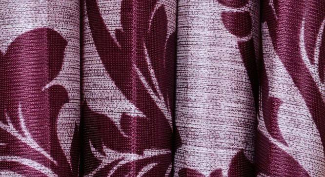 Geronimo Door Curtains Set of 2 (Pink, 112 x 213 cm  (44" x 84") Curtain Size) by Urban Ladder - Cross View Design 1 - 389582