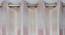 Jayce Window Curtains Set of 2 (Pink, 152 x 112 cm  (66" x 44") Curtain Size) by Urban Ladder - Design 1 Side View - 389590