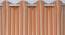 Ilianna Door Curtains Set of 2 (Rust, 112 x 213 cm  (44" x 84") Curtain Size) by Urban Ladder - Design 1 Side View - 389603