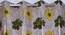 Geovanny Window Curtains Set of 2 (Green, 152 x 112 cm  (66" x 44") Curtain Size) by Urban Ladder - Design 1 Side View - 389632