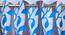 Gelsomina Door Curtains Set of 2 (Blue, 112 x 274 cm  (44" x 108") Curtain Size) by Urban Ladder - Design 1 Side View - 389637