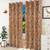 Lorenia door curtains set of 2 brown lp