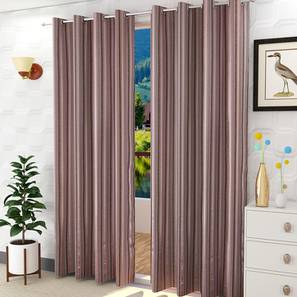 Kids Curtain Design Lindall Door Curtains Set of 2 (Pink, 112 x 274 cm  (44" x 108") Curtain Size)