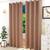 Logan door curtains set of 2 brown lp