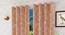 Lourence Door Curtains Set of 2 (Rust, 112 x 213 cm  (44" x 84") Curtain Size) by Urban Ladder - Front View Design 1 - 389703